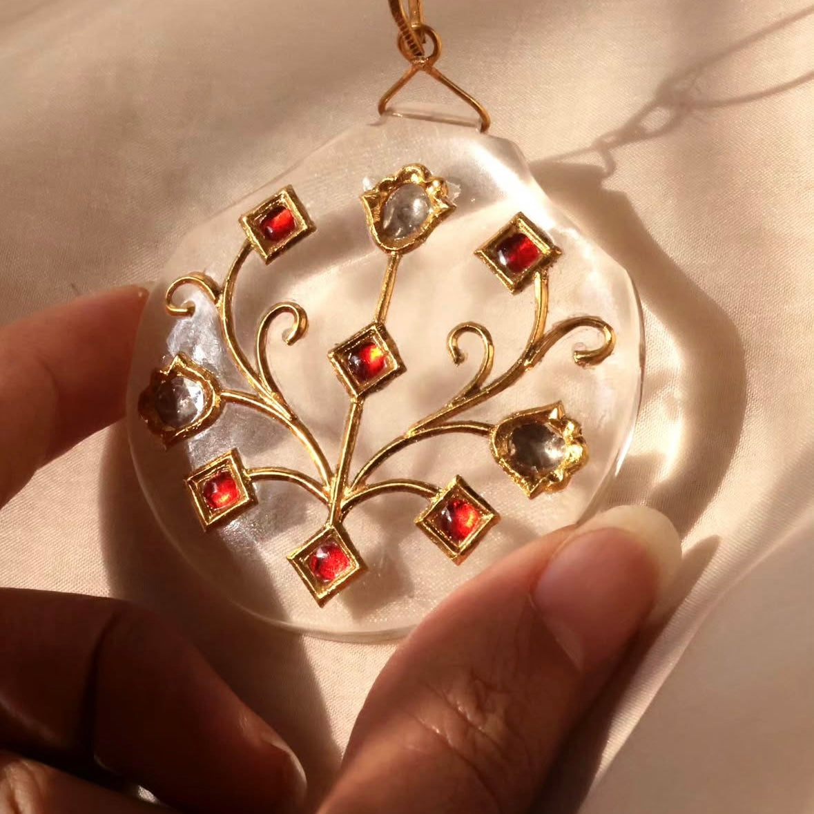 Bageecha Pendant - Gold