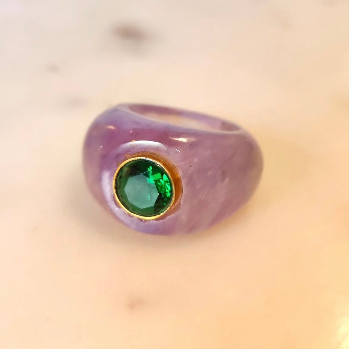 Cherry Ring - Amethyst - 925 Silver